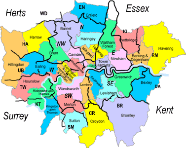 london postal code